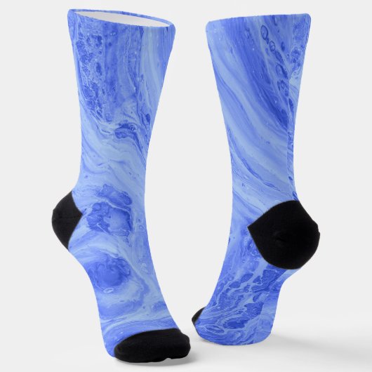 Blue Marble Slab Fun Cosy Socks Socken (Gewinkelt)