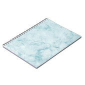 Blue Marble Spiral Notebook Notizblock (Linke Seite)