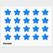 Blue Marble Star Sticker (Blatt)