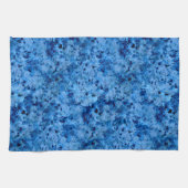 Blue Marble Stone Gemustert dekorative Küche Geschirrtuch (Horizontal)