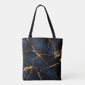 Blue marble texture background, Italian marble sla Tasche (Rückseite)