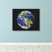 Blue Marble_Weltfrieden Leinwanddruck (Insitu (Holzboden))