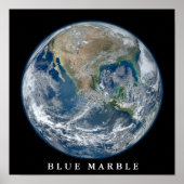Blue Marble West Poster (Vorne)