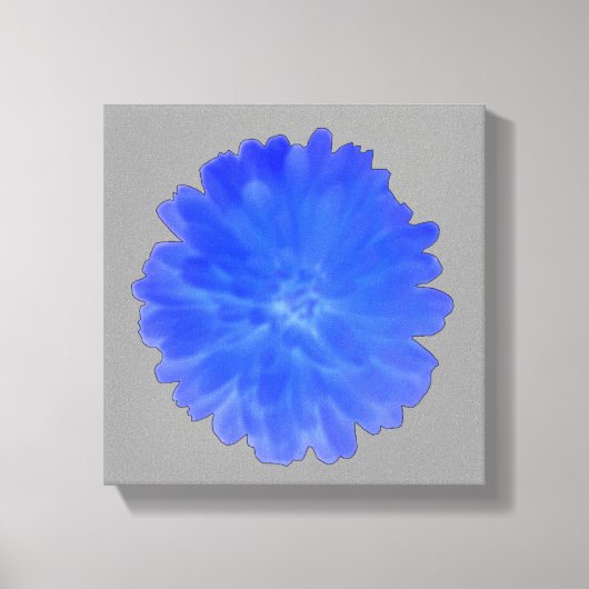 Blue Marigold Canvas Print Leinwanddruck (Vorderseite)
