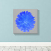 Blue Marigold Canvas Print Leinwanddruck (Insitu (Holzboden))