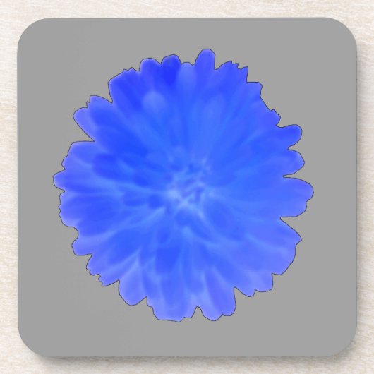 Blue Marigold Cork Untersetzer (Vorderseite)