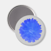 Blue Marigold Magnet (Vorderseite/Rückseite)