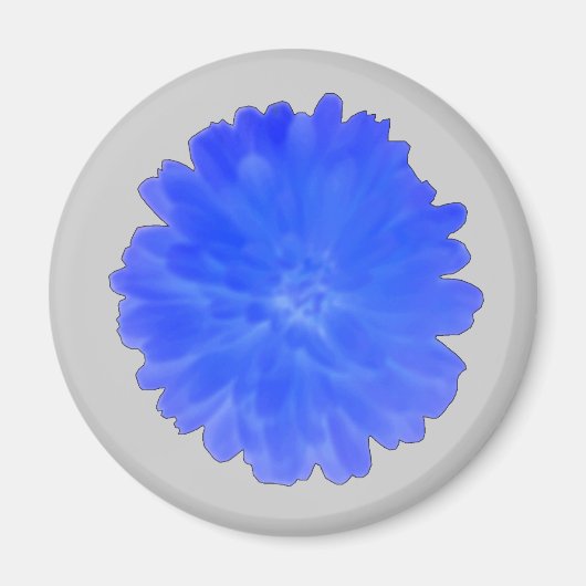 Blue Marigold Magnet (Vorne)