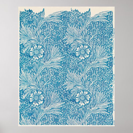 Blue Marigold Poster (Vorne)
