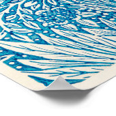 Blue Marigold Poster (Ecke)