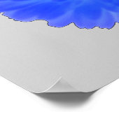 Blue Marigold Poster (Ecke)