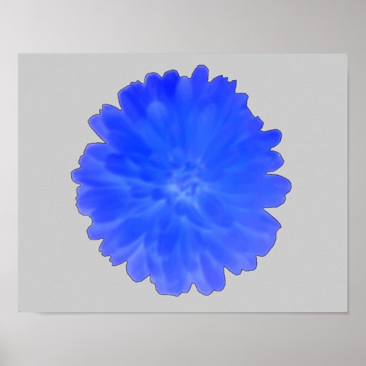 Blue Marigold Poster (Vorne)