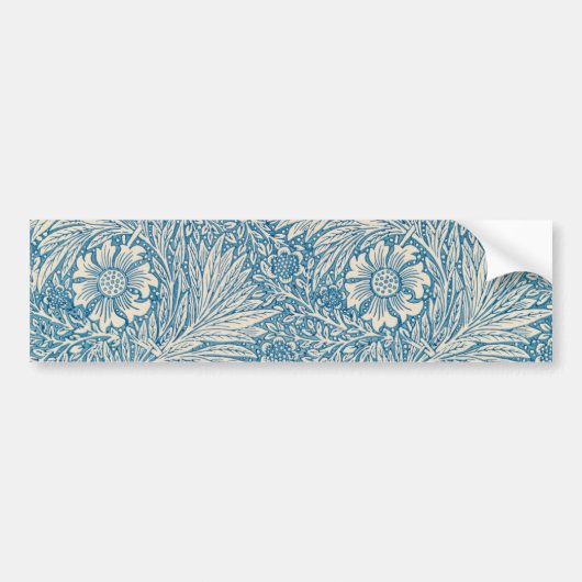 Blue Marigolds (von William Morris) Autoaufkleber (Vorne)