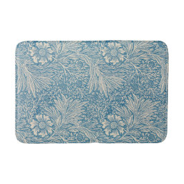 Blue Marigolds (von William Morris) Badematte
