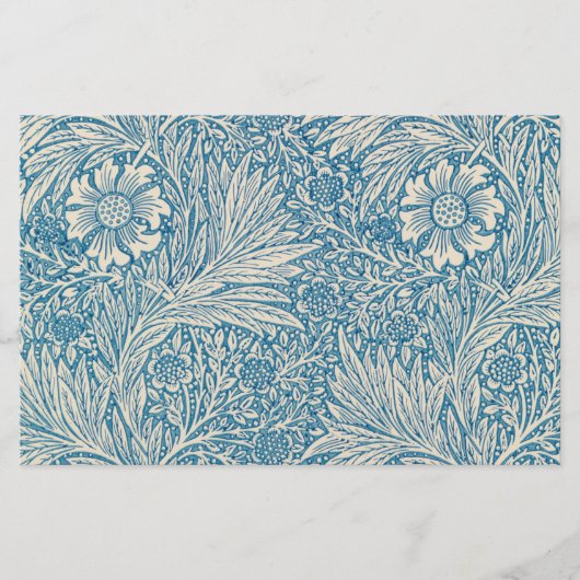 Blue Marigolds (von William Morris) Briefpapier (Vorderseite)