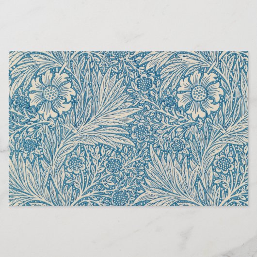 Blue Marigolds (von William Morris) Briefpapier (Vorderseite)