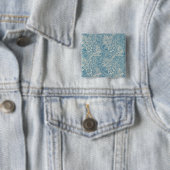 Blue Marigolds (von William Morris) Button (Beispiel)