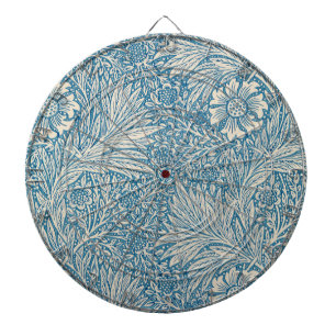 Blue Marigolds (von William Morris) Dartscheibe