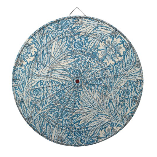 Blue Marigolds (von William Morris) Dartscheibe (vorne)