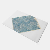 Blue Marigolds (von William Morris) Fußmatte (Schrägansicht)