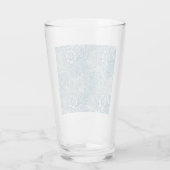 Blue Marigolds (von William Morris) Glas (Rückseite)