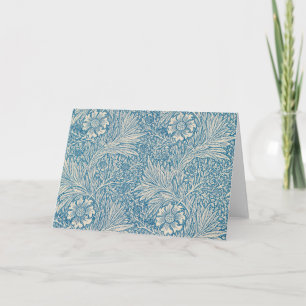 Blue Marigolds (von William Morris) Karte