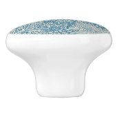 Blue Marigolds (von William Morris) Keramikknauf (Seitenansicht)