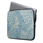 Blue Marigolds (von William Morris) Laptopschutzhülle (Vorderseite Links)