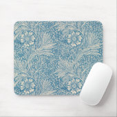 Blue Marigolds (von William Morris) Mousepad (Mit Mouse)