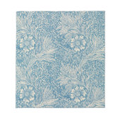 Blue Marigolds (von William Morris) Notizblock (Vorderseite)