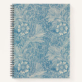 Blue Marigolds (von William Morris) Notizblock (Vorderseite)