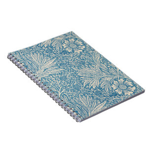 Blue Marigolds (von William Morris) Notizblock