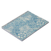Blue Marigolds (von William Morris) Notizblock (Linke Seite)