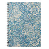 Blue Marigolds (von William Morris) Notizblock (Vorderseite)