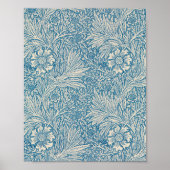 Blue Marigolds (von William Morris) Poster (Vorne)
