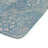 Blue Marigolds (von William Morris) Schneidebrett (Ecke)