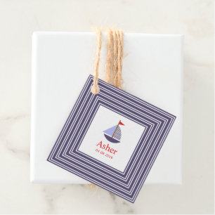 Blue Marine Inspitation for Design Childrens Geschenkanhänger