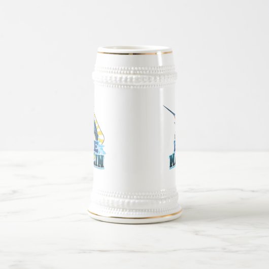 Blue Marlin Bierglas (Mittel)