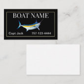 Blue Marlin Business Card Visitenkarte (Vorne/Hinten)