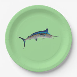 Blue Marlin Fish Pappteller