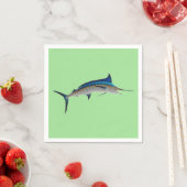 Blue Marlin Fish Serviette (Beispiel)