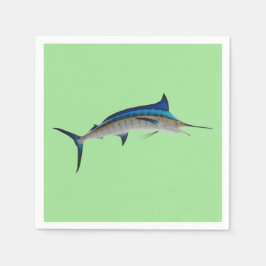 Blue Marlin Fish Serviette