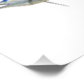 Blue Marlin Game Fish Fotodruck (Ecke)