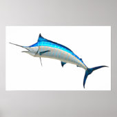 Blue Marlin Game Fish Poster (Vorne)