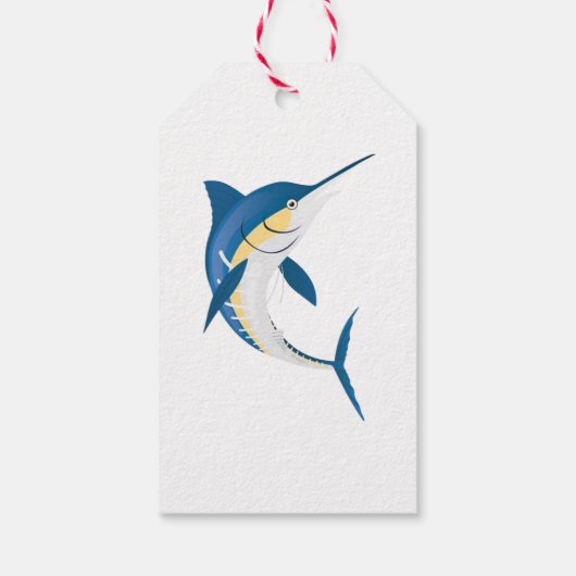 Blue Marlin Geschenkanhänger (Rückseite)