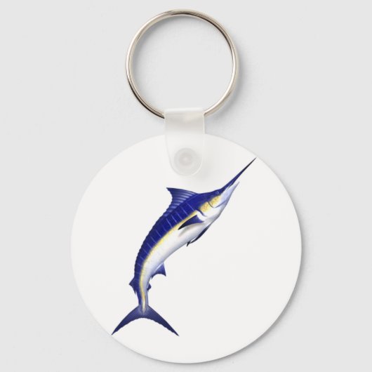 Blue Marlin Keyring Schlüsselanhänger (Vorderseite)