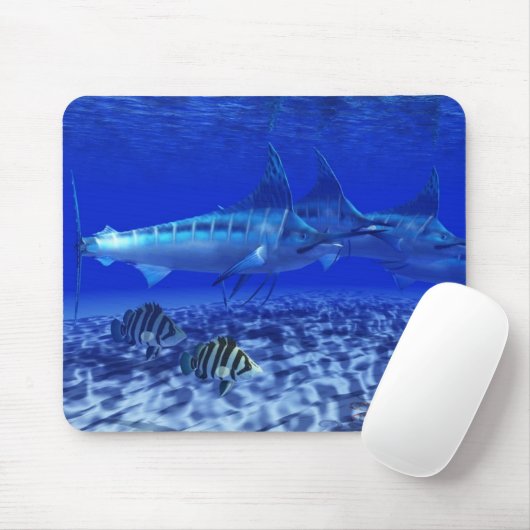 Blue Marlin Pack Mousepad (Mit Mouse)