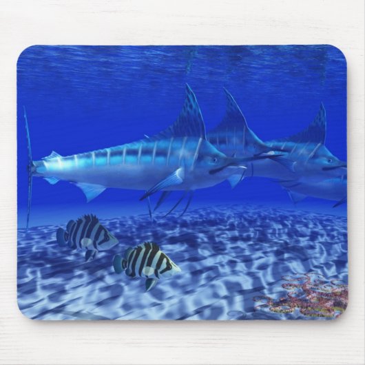 Blue Marlin Pack Mousepad (Vorne)