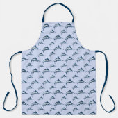 Blue Marlin Pattern Schürze (Vorderseite)