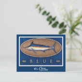 Blue Marlin Postcards Postkarte (Stehend Vorderseite)